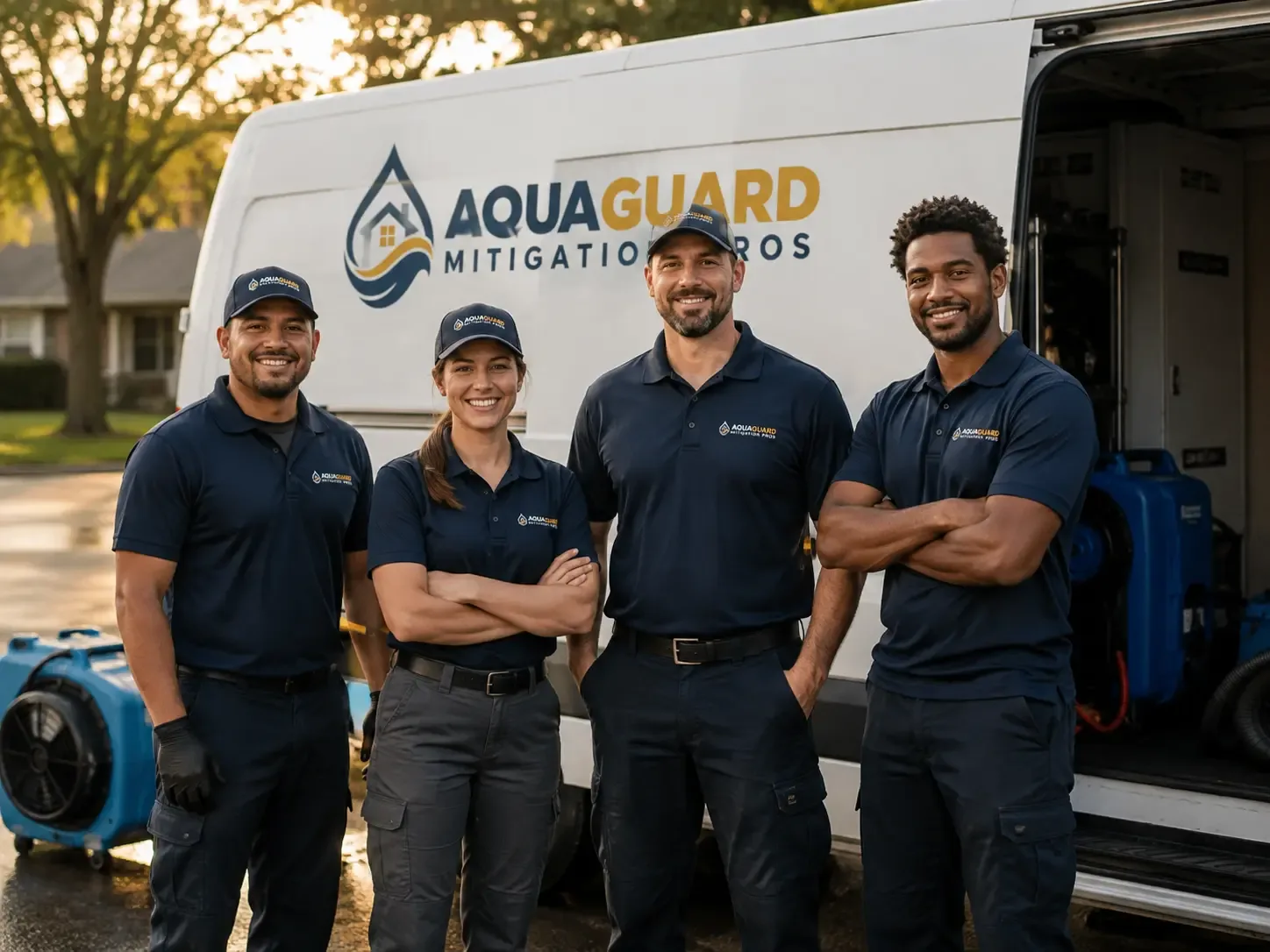 Water Damage Mitigation company in Rule, TX